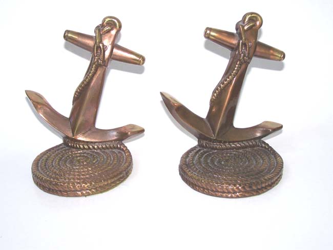 A pair of antique 'nautical motif' bookends by Ray E. Dodge circa 1930